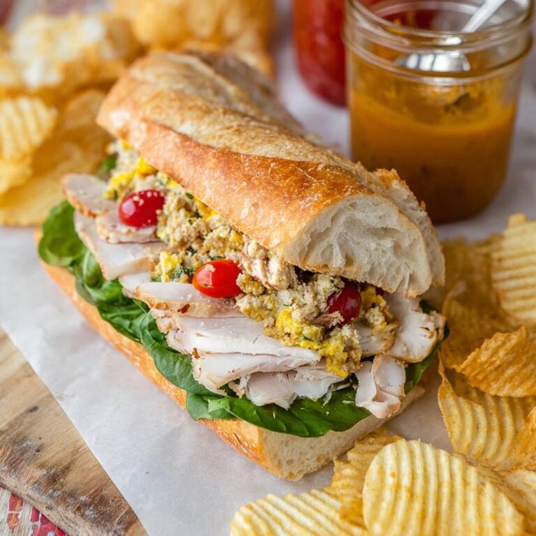 Teriyaki Chicken Cobb Salad Sandwich Recipe