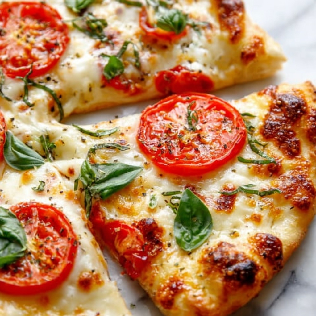 Grilled Caprese Pizza Recipe - Recipe Image