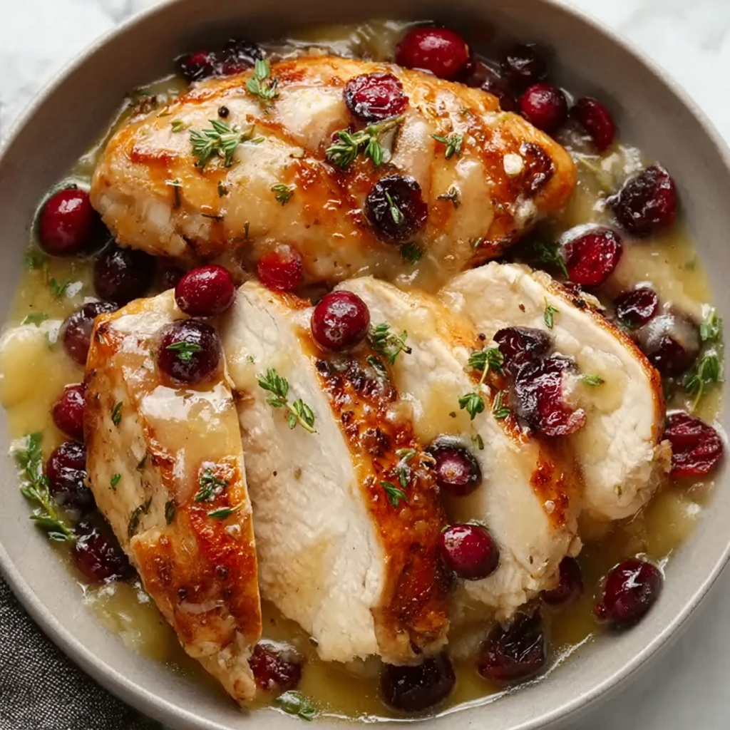 Impressive Cranberry Brie Stuffed Chicken: A Flavorful Showstopper Recipe - Recipe Image