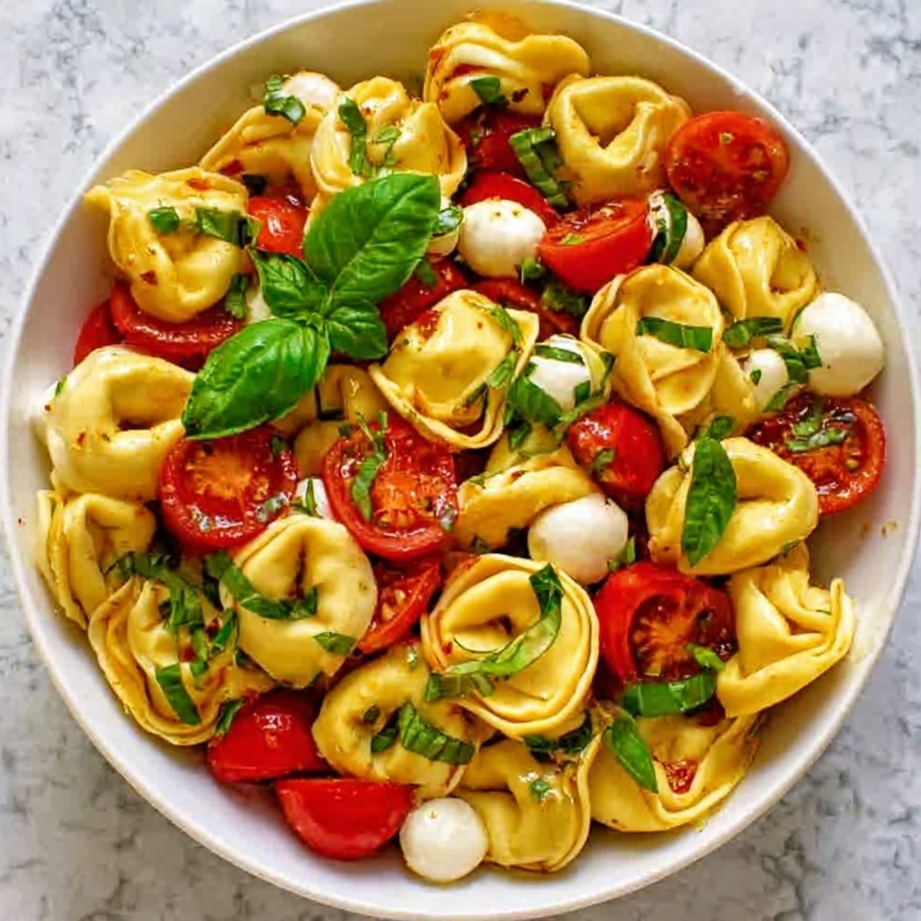 Tortellini Caprese Salad Recipe - Recipe Image