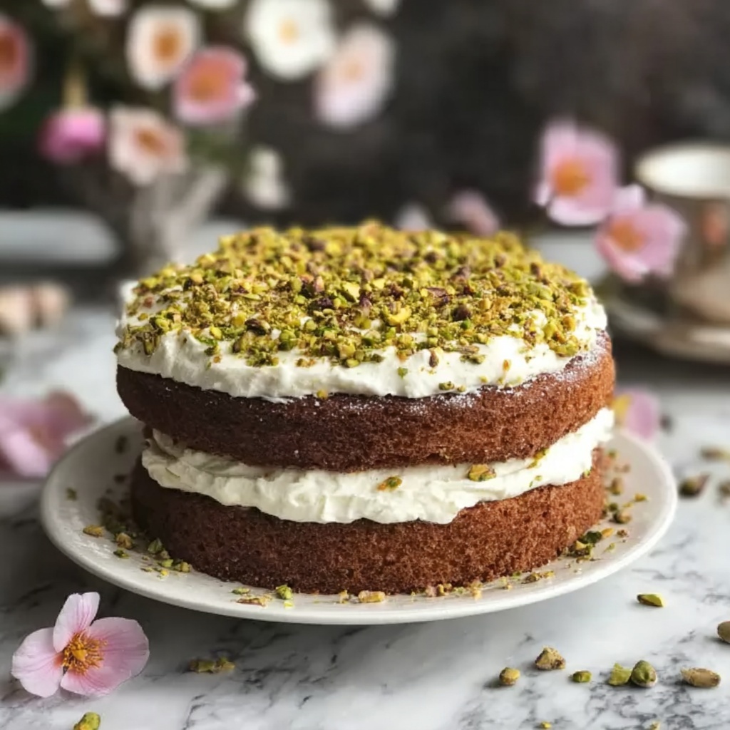 Pistachio, Orange & Ricotta Cake Recipe - Recipe Image