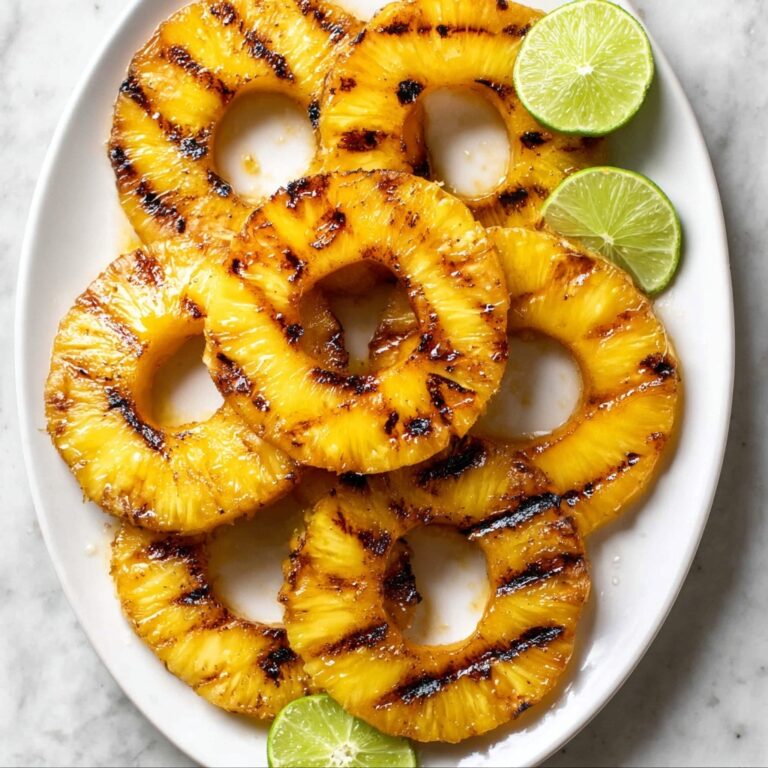 Grilled Pineapple with Lime, Cinnamon, and Chili Glaze Recipe