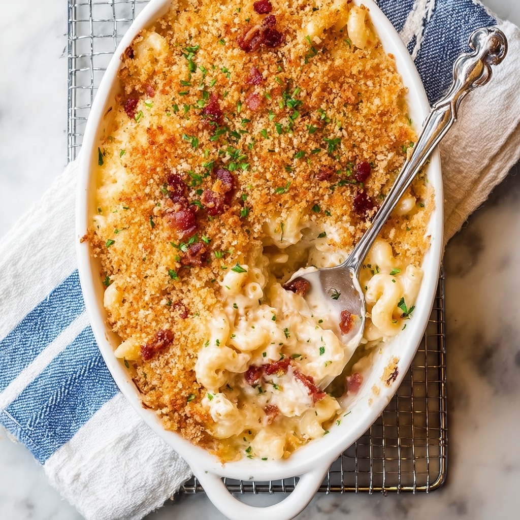Cheesy Bacon Baked Gnocchi Recipe - Recipe Image