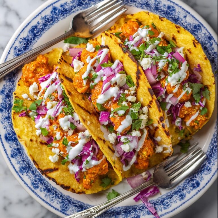 Creamy Buffalo Shrimp Tacos Recipe