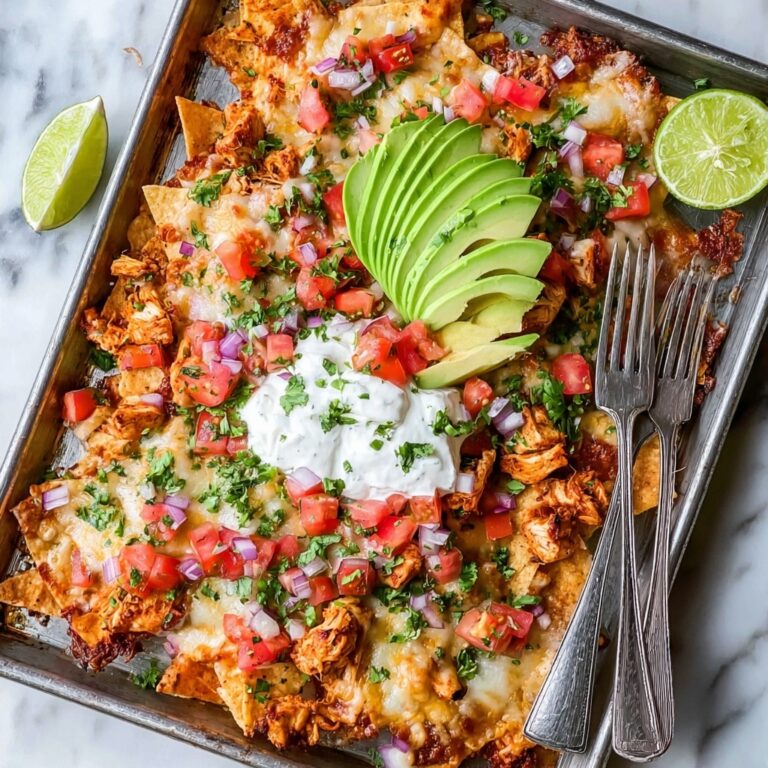 Sheet Pan Chicken Nachos Recipe