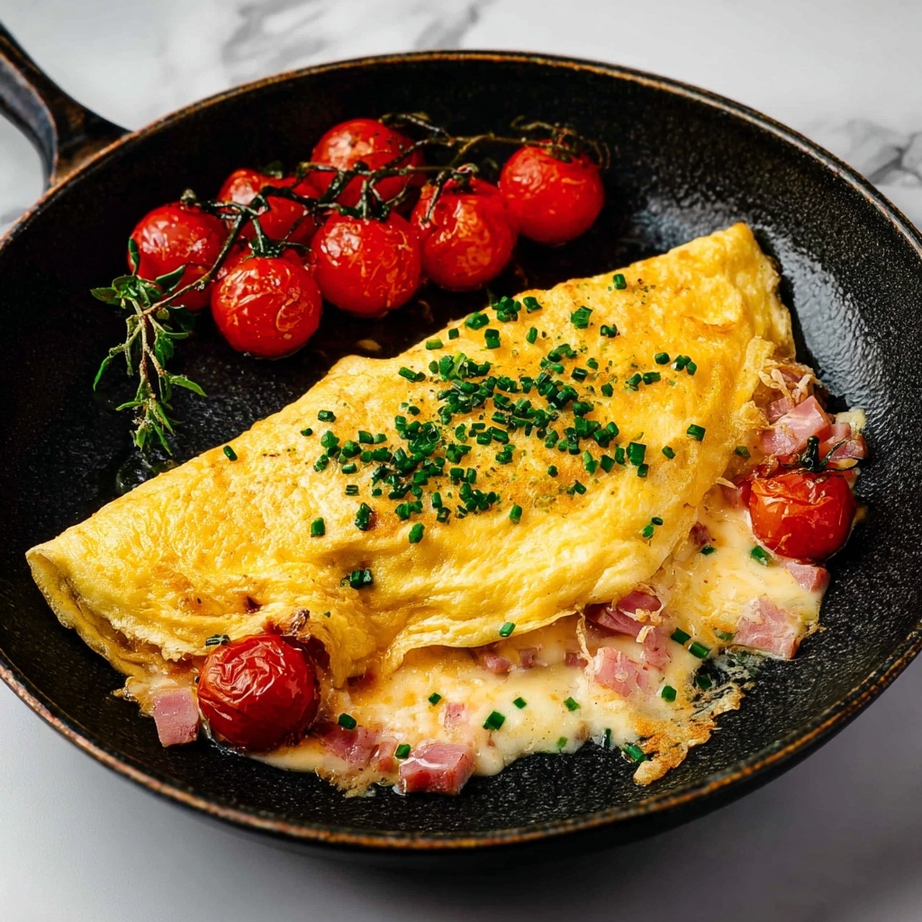 Ham and Cheese Omelette Recipe - Recipe Image