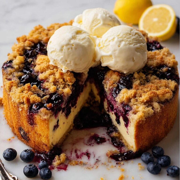 Bursting Blueberry Crumb Cake Recipe