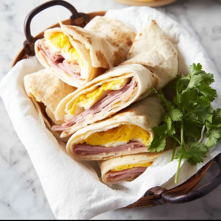 No Washing Up Ham, Egg & Cheese Pockets Recipe