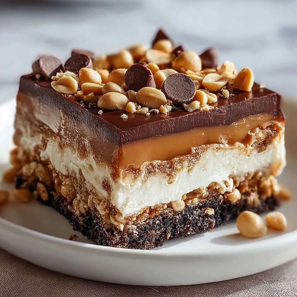 Chocolate Peanut Butter Lasagna Recipe - Recipe Image