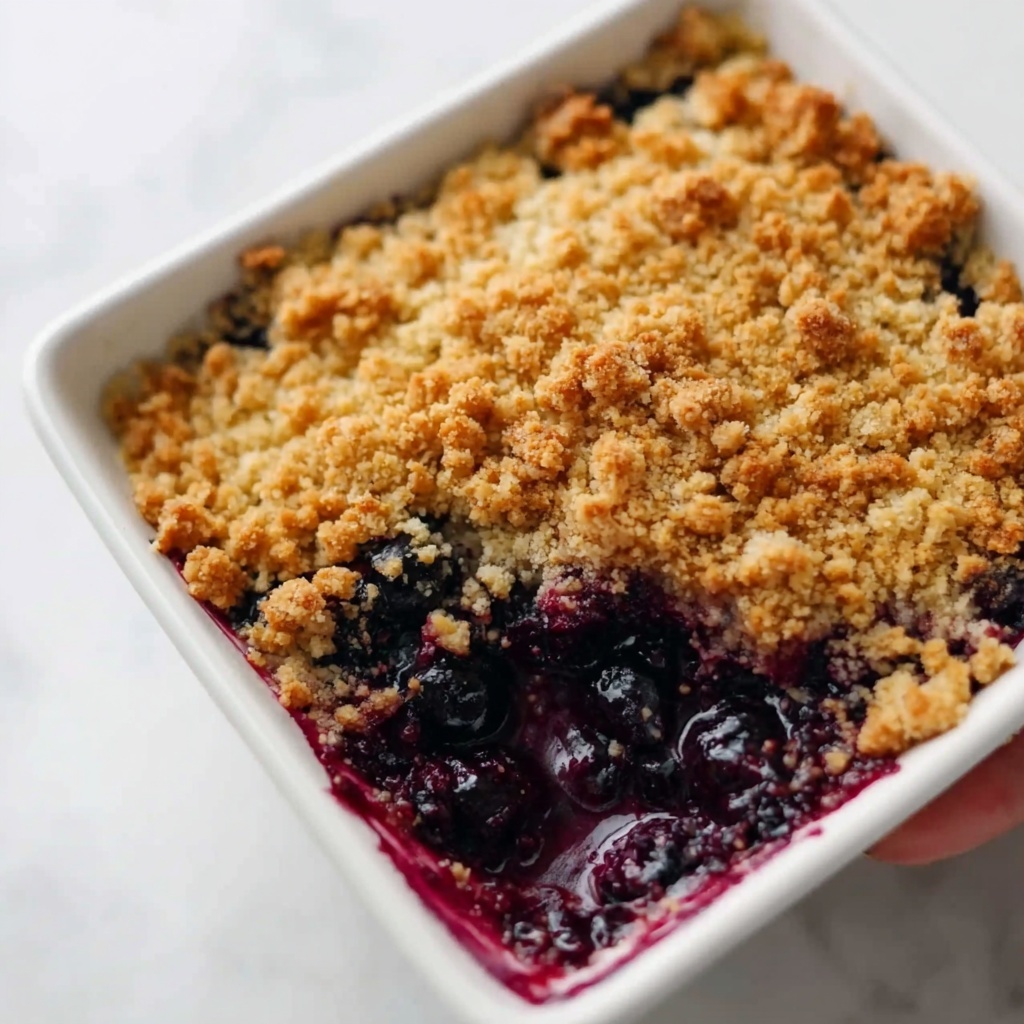 Blueberry Crisp Recipe - Recipe Image