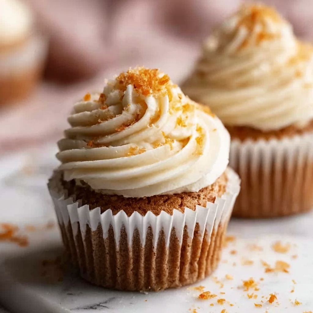 Super Moist Carrot Cake Cupcakes Recipe - Recipe Image
