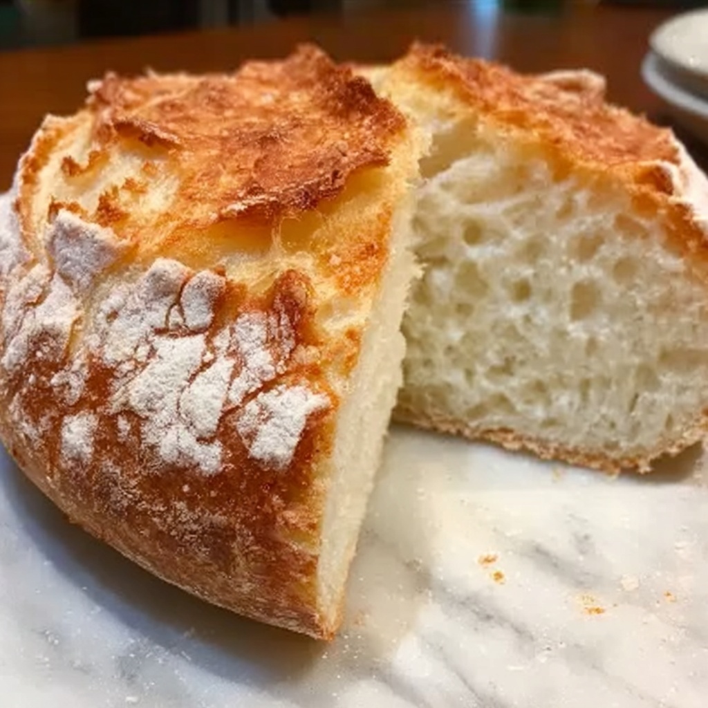 3 Ingredient Artisan Bread Recipe - Recipe Image