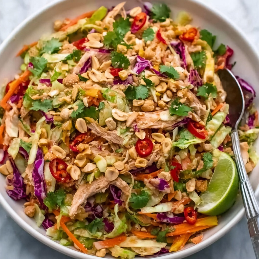 Vibrant Thai Chicken Salad Recipe - Recipe Image