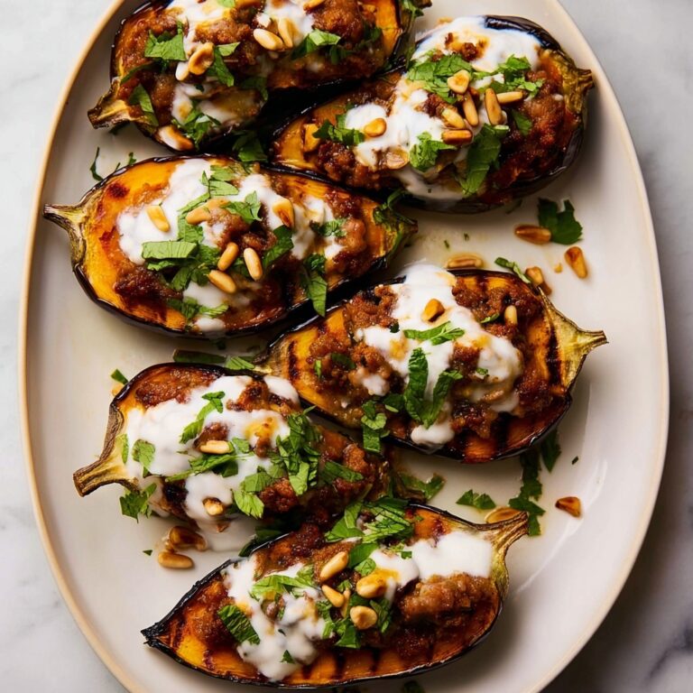 Easy Moroccan Stuffed Eggplant with Beef or Lamb Recipe
