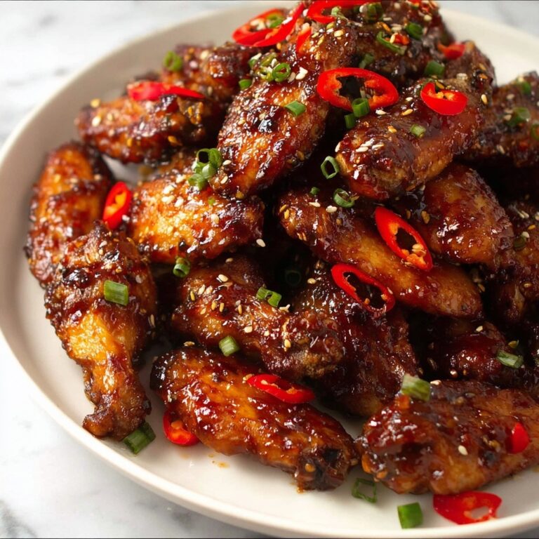 Sticky Chinese Chicken Wings Recipe