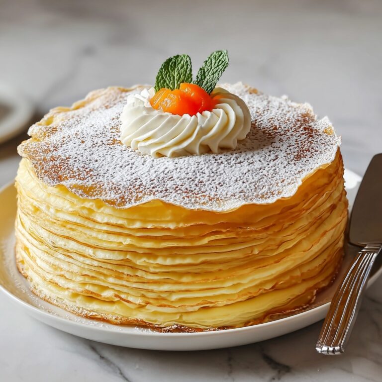 Lemon Crepe Cake (Basbousa) Recipe