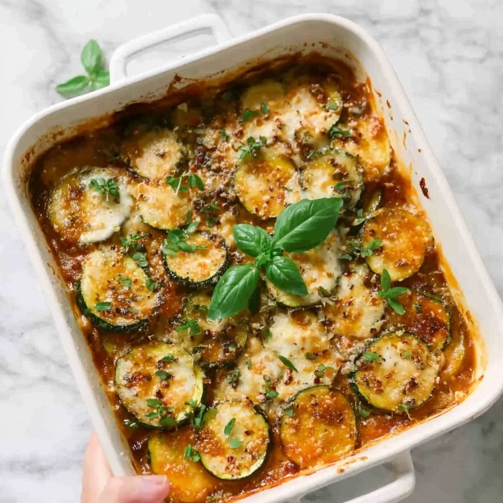 Italian Baked Zucchini Recipe - Recipe Image