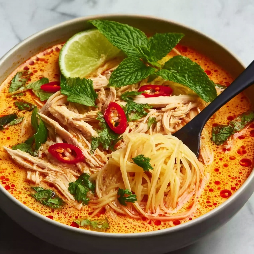 Thai Red Curry Noodle Soup Recipe - Recipe Image