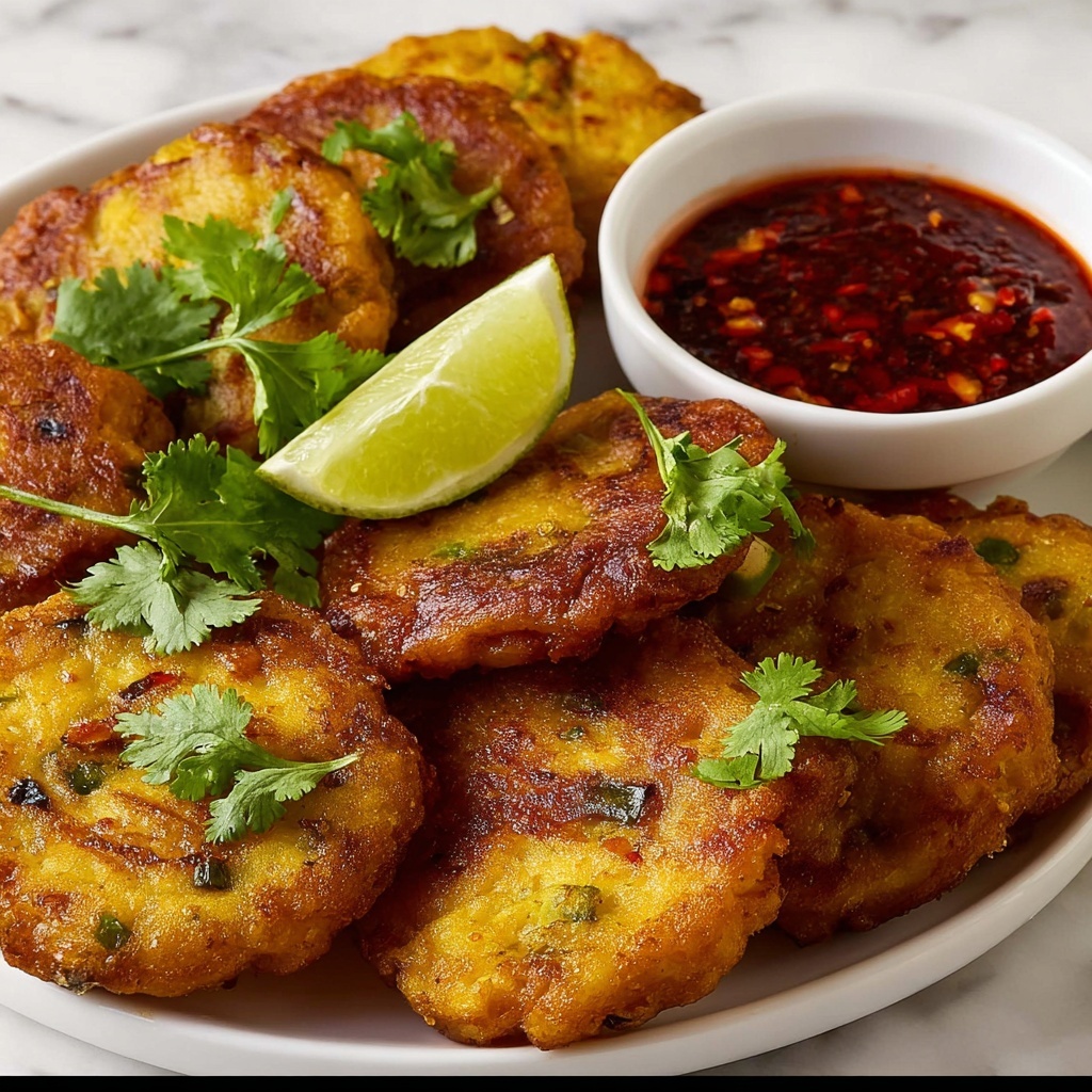 Thai Fish Cakes with Sweet Chili Dipping Sauce Recipe - Recipe Image