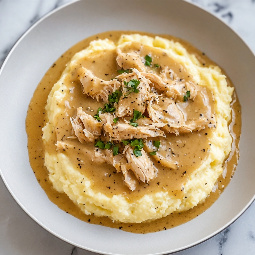 Homestyle Chicken and Gravy Recipe - Recipe Image