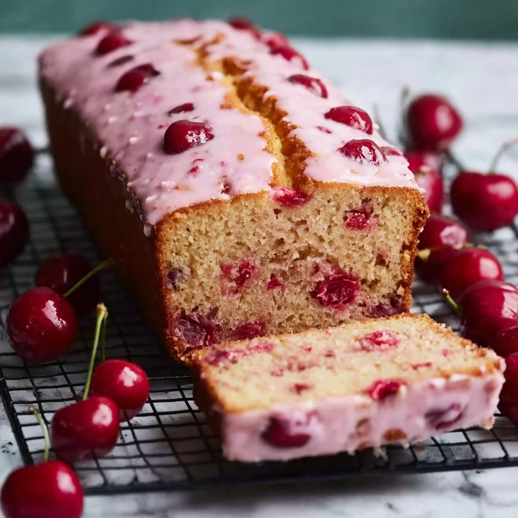Cherry Bread with Cherry Glaze Recipe - Recipe Image