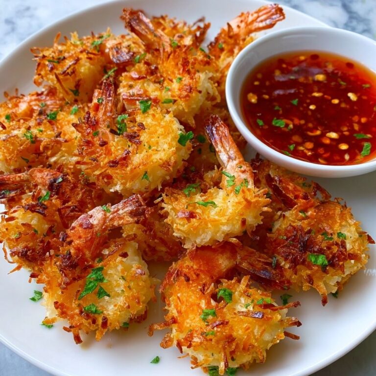 Air Fryer Coconut Shrimp with Spicy Sriracha Chili Mayo Recipe