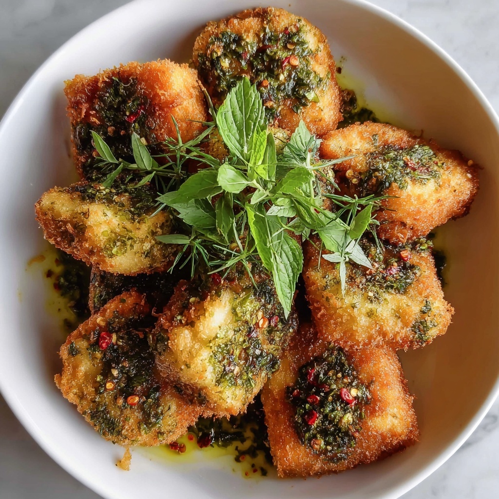 Crispy Fried False with Zesty Herb Infusion Recipe - Recipe Image