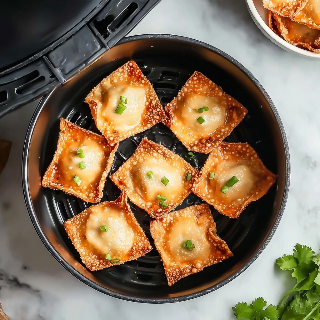 Air Fryer Cream Cheese Wontons Recipe - Recipe Image