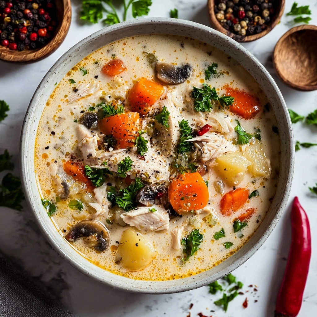 Creamy Marry Me Chicken Soup Recipe - Recipe Image