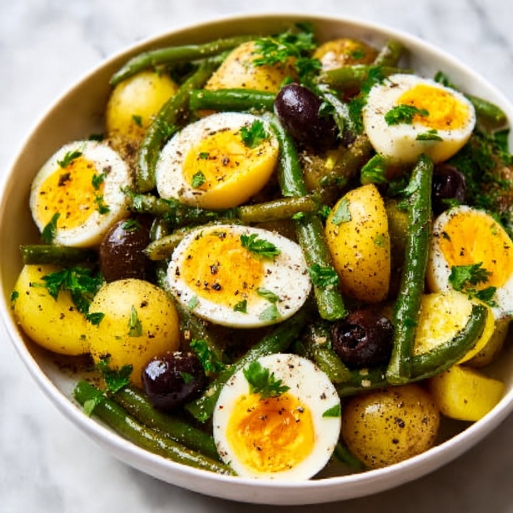 French-Style Potato and Green Bean Salad Recipe - Recipe Image