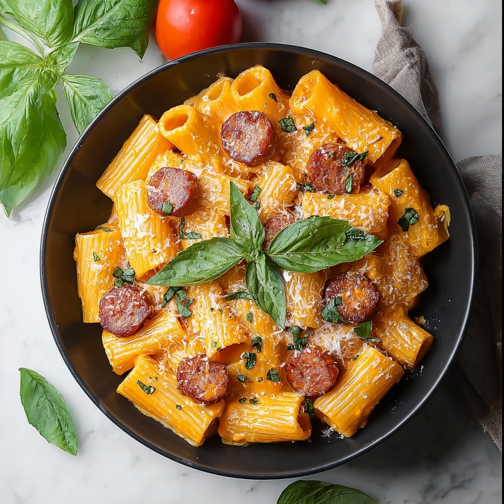 Italian Sausage Rigatoni Pasta Recipe - Recipe Image