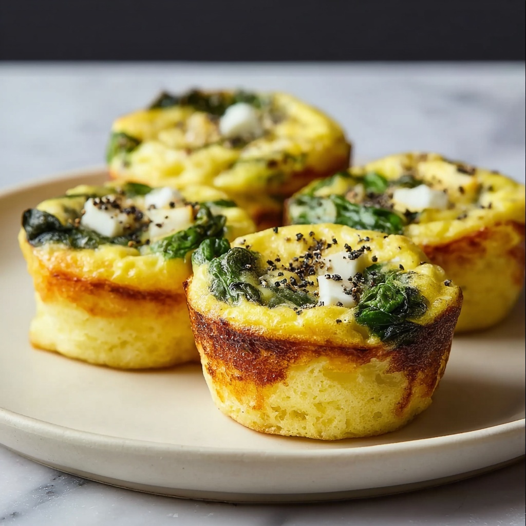 Spinach Quiche Muffins Recipe - Recipe Image
