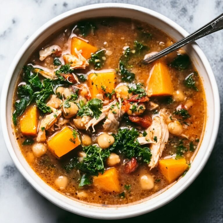 Spiced Chicken Lentil Soup with Hearty Veggies Recipe