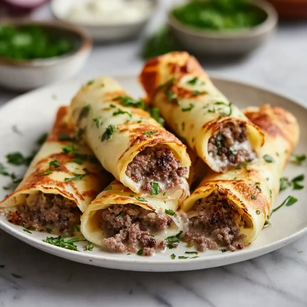 Delicious Keto Philly Cheesesteak Roll Ups Recipe - Recipe Image