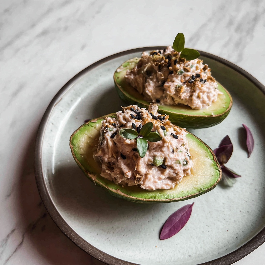 Tuna Stuffed Avocado Recipe - Recipe Image