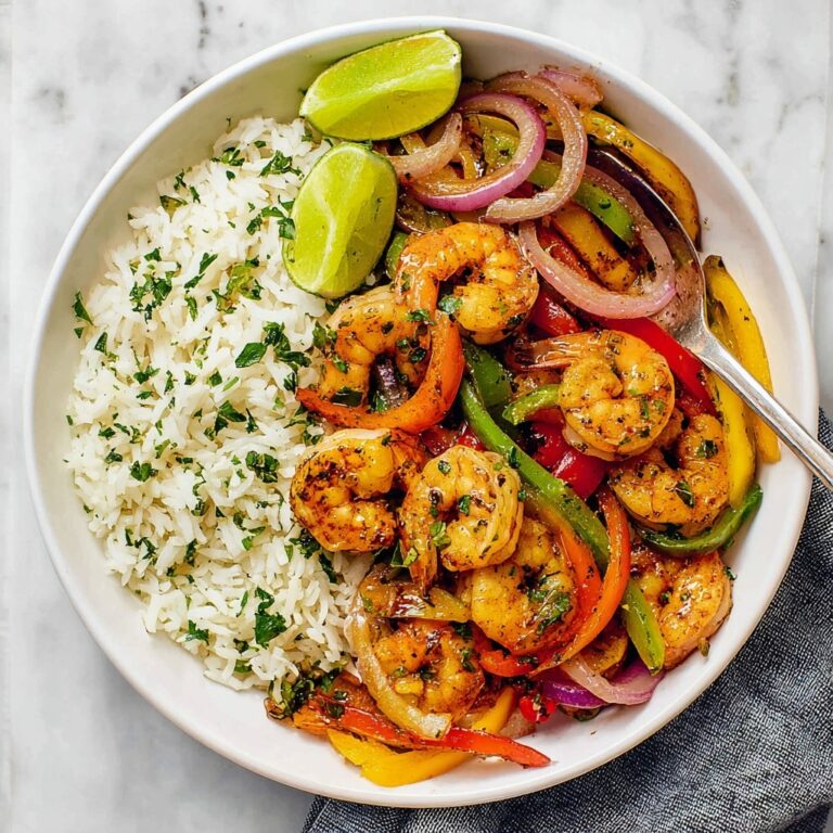 Sheet Pan Shrimp Fajitas Recipe