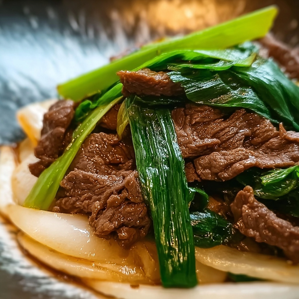 Oyster Sauce Beef & Onion Stir-Fry Recipe - Recipe Image