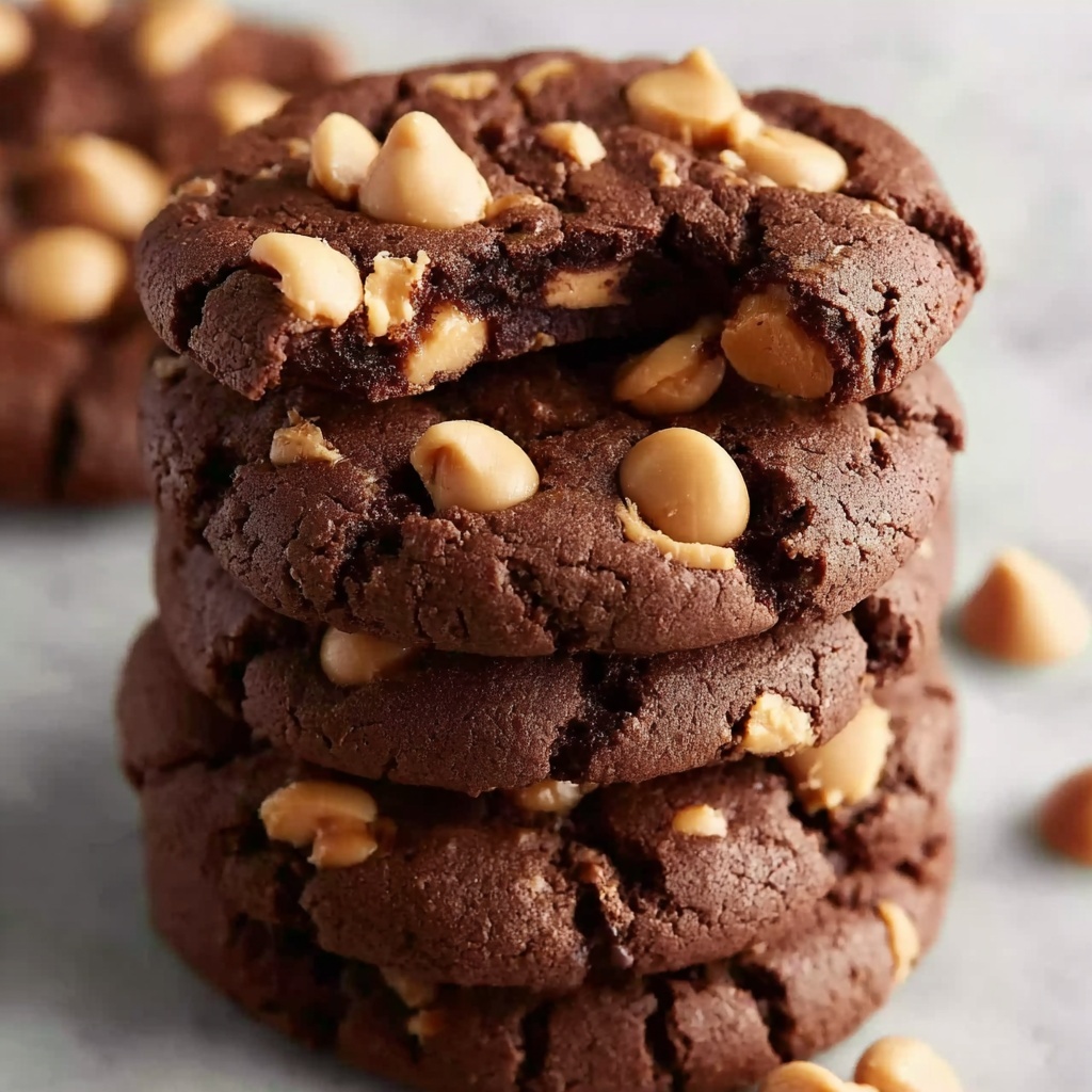 Chocolate Peanut Butter Chip Cookies Recipe - Recipe Image