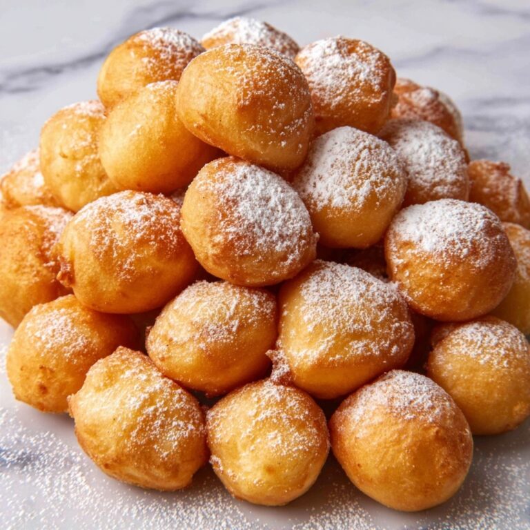 Classic Fried Zeppole with Confectioners’ Sugar Recipe