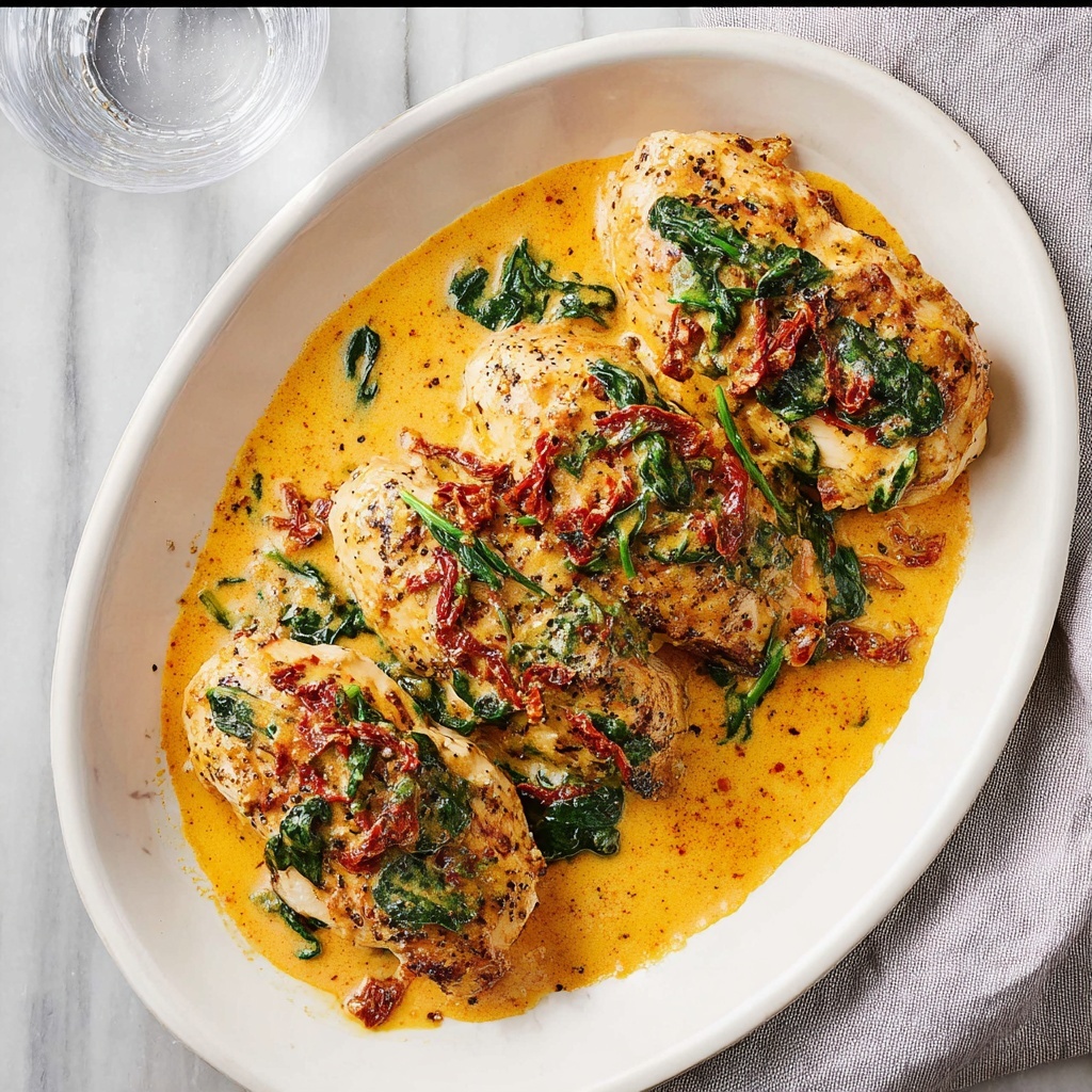 Crockpot Tuscan Chicken Recipe - Recipe Image