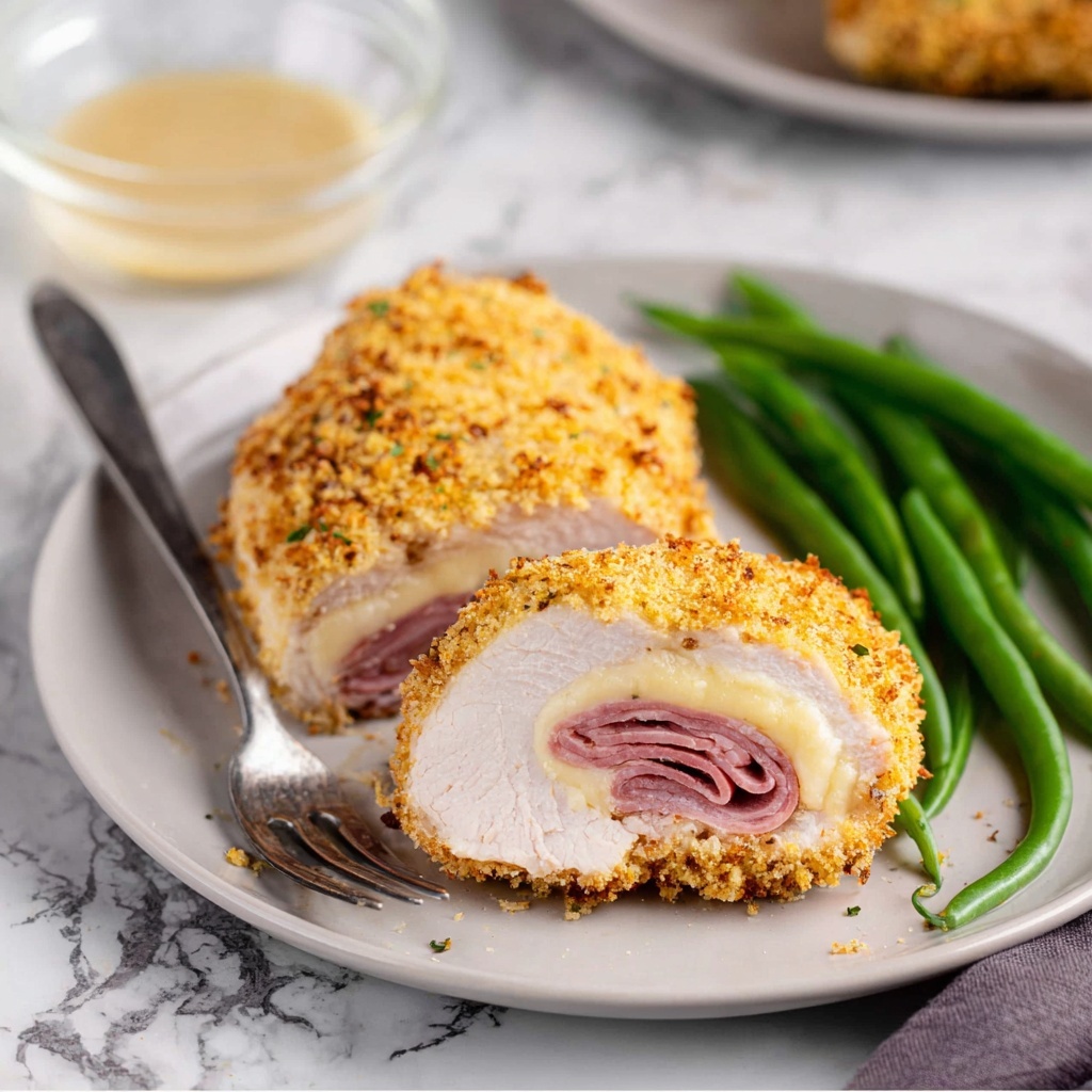 Baked Chicken Cordon Bleu Recipe - Recipe Image
