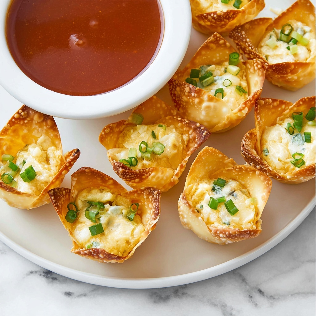 Baked Crab Rangoon Cups Recipe - Recipe Image