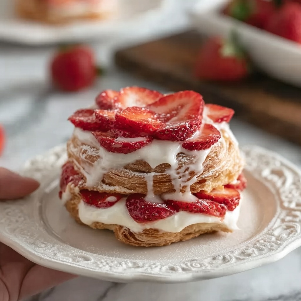 Fluffy Strawberry Cinnamon Rolls Recipe - Recipe Image