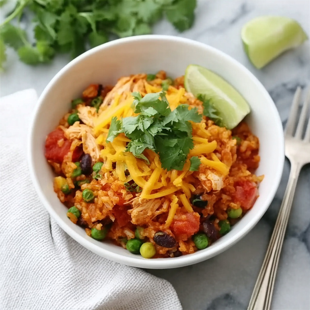 Instant Pot Weeknight Chicken and Rice Burrito Bowls Recipe - Recipe Image