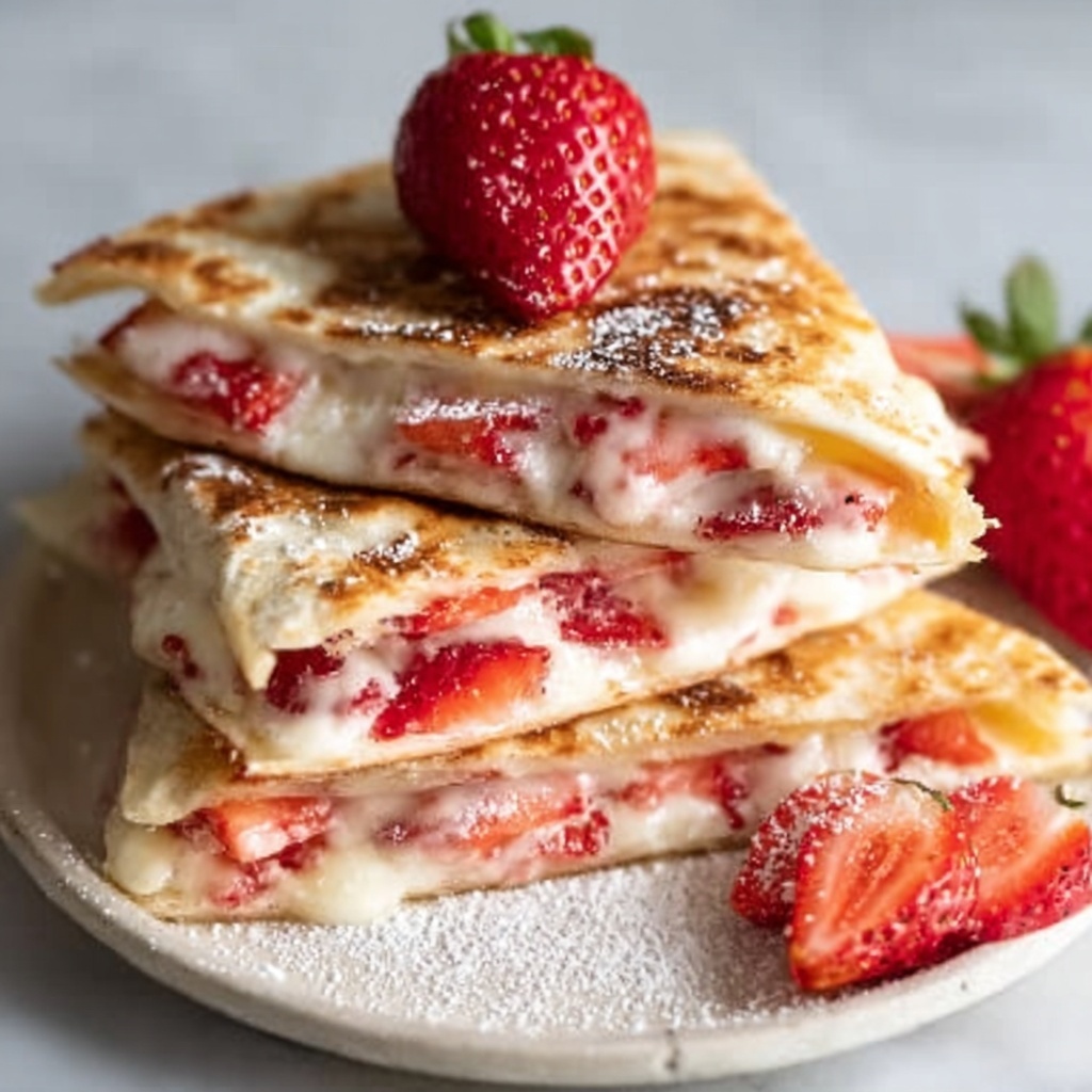 Strawberry Cheesecake Quesadilla Recipe - Recipe Image