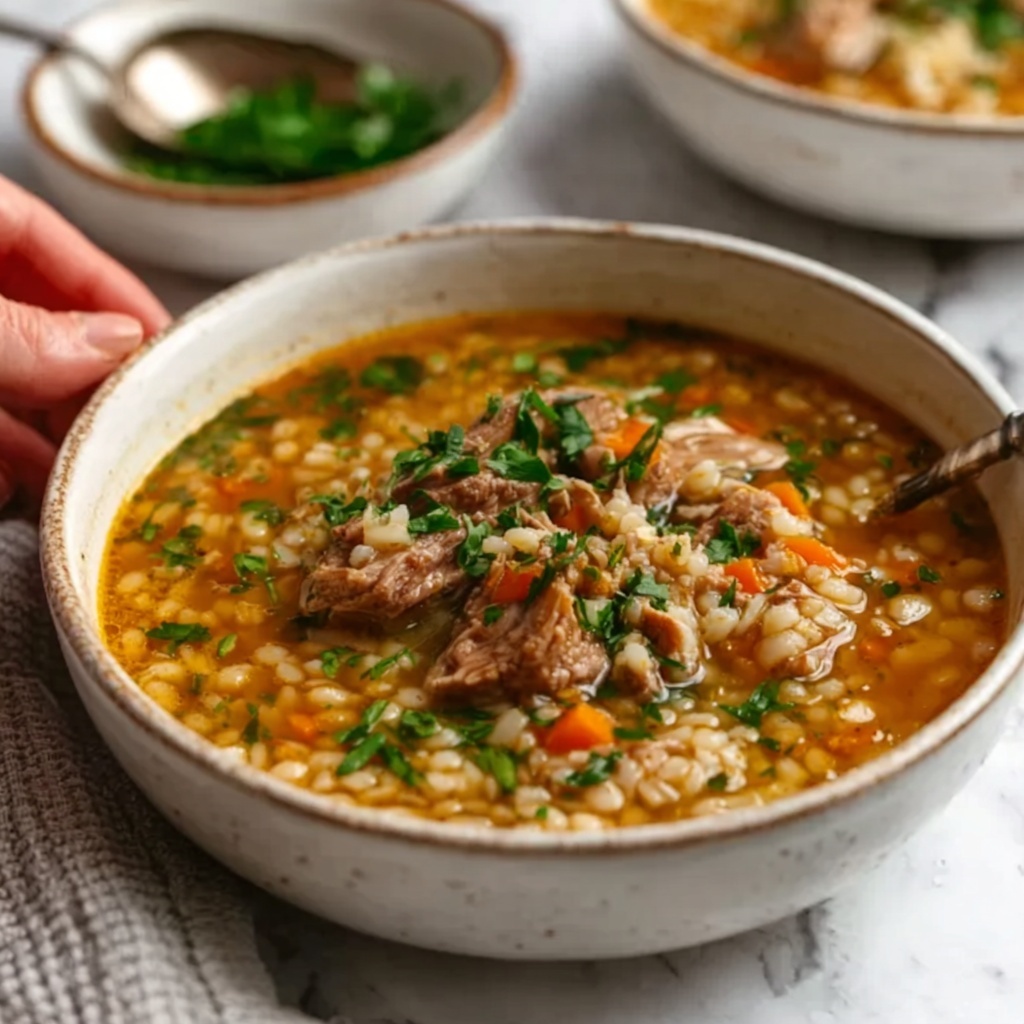 Hearty Beef Barley Soup Recipe - Recipe Image