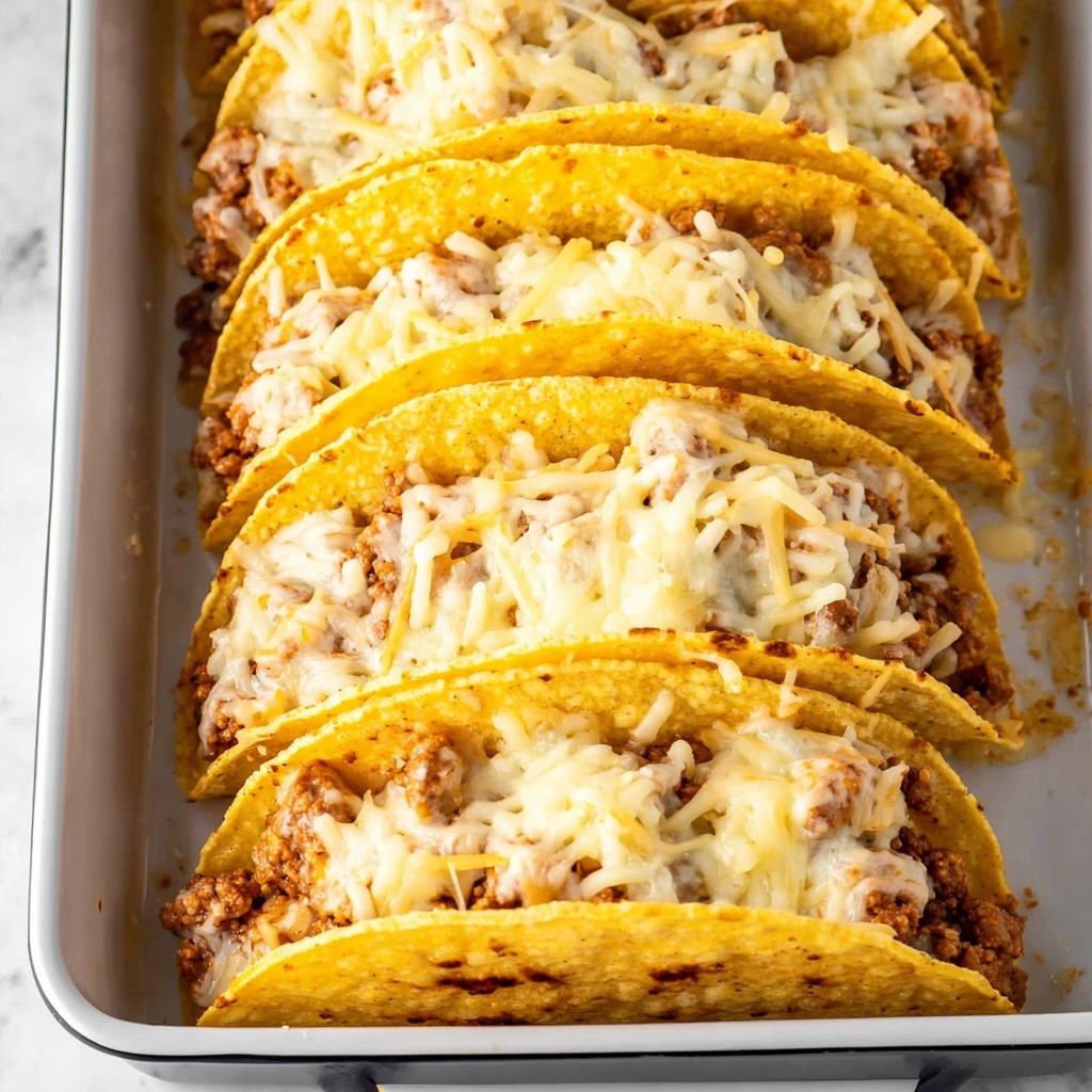 Baked Ground Beef Tacos Recipe - Recipe Image