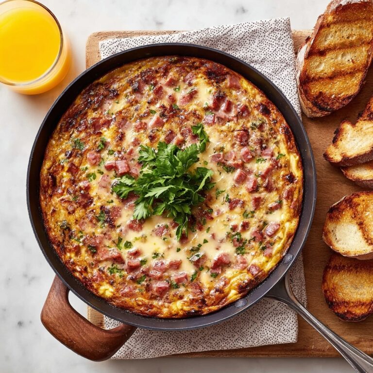 Apple Ham and Cheese Frittata Recipe