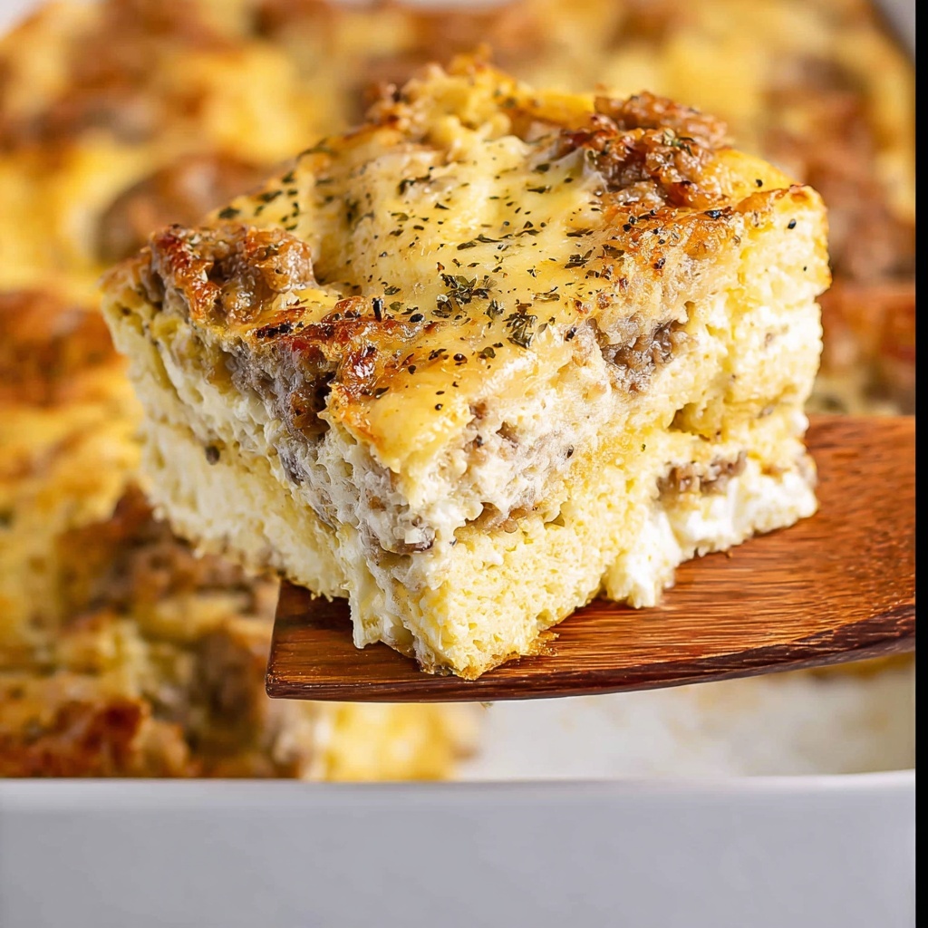 Biscuits and Sausage Gravy Breakfast Casserole Recipe - Recipe Image