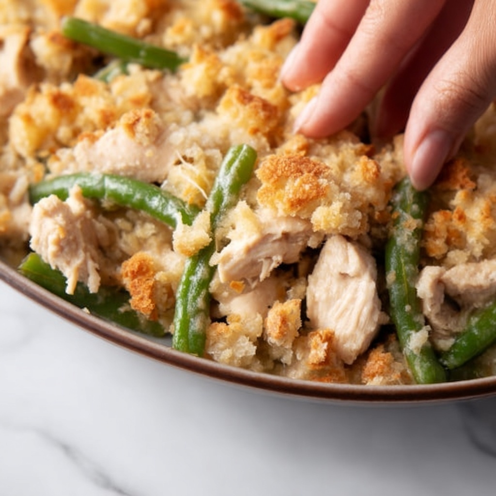 Crockpot Chicken and Stuffing Bake Recipe - Recipe Image